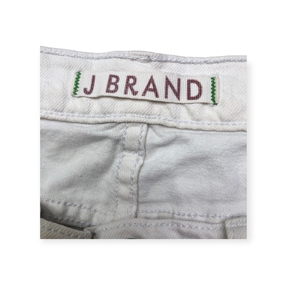 J Brand Gigi jeans white straight leg cropped stretch mid rise 28 - Picture 4 of 8